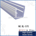 Outer surface fixing aluminum profile inner slot fixing glass door threshold seal strip